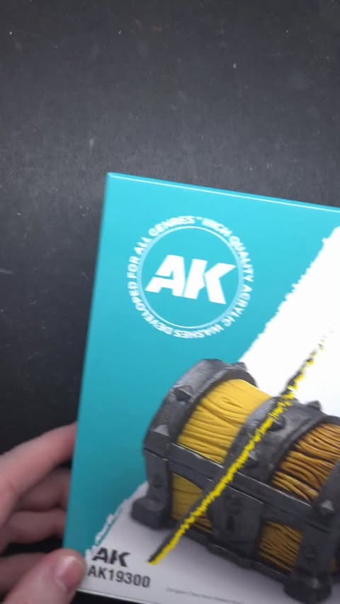 Instagram post by @thepaintingcoach for AK-Interactive. Caption reads: #ad @akinteractive.official very kindly sent me....