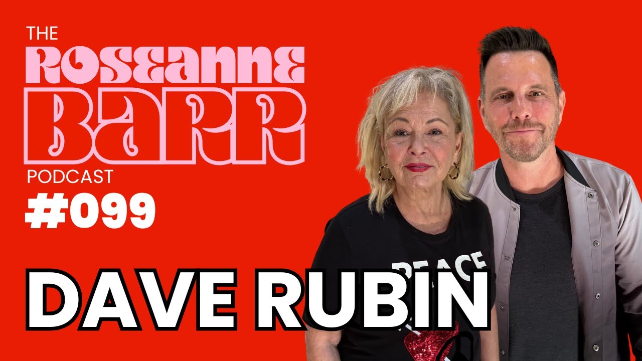 YouTube post by @roseannebarr for Home Chef. Caption reads: New Enemy. Same Beast w/ Dave Rubin | The Roseanne....