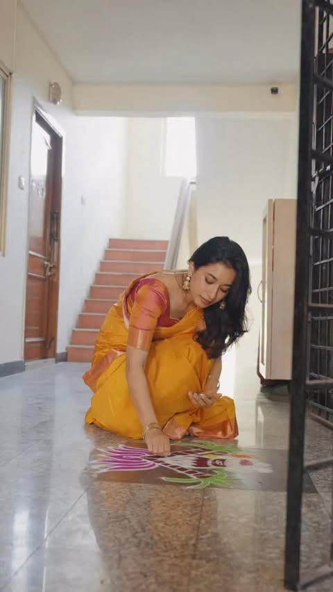 Instagram post by @swetha__venugopal for Dyson. Caption reads: [...] prosperity into a clean home 🌾 With the....