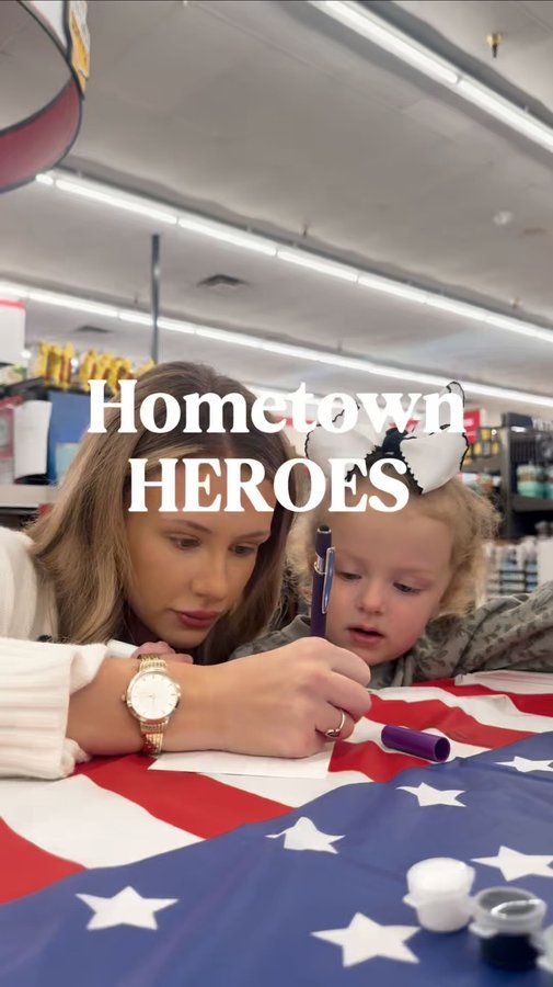 Instagram post by @kkolbyshae for Tractor Supply. Caption reads: Partnering with @tractorsupply today to celebrate....