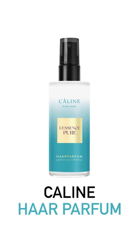 Instagram post by an influencer for Lifestyle Fragrance & Beauty. Caption reads: NEU IN DER DROGERIE 🔥 CALINE Hair Mist #hairmist....