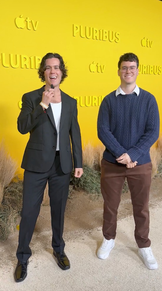 Instagram post by @carlosmanuelactor for DIRECTV. Caption reads: We go behind the scenes at the premiere of Vince....