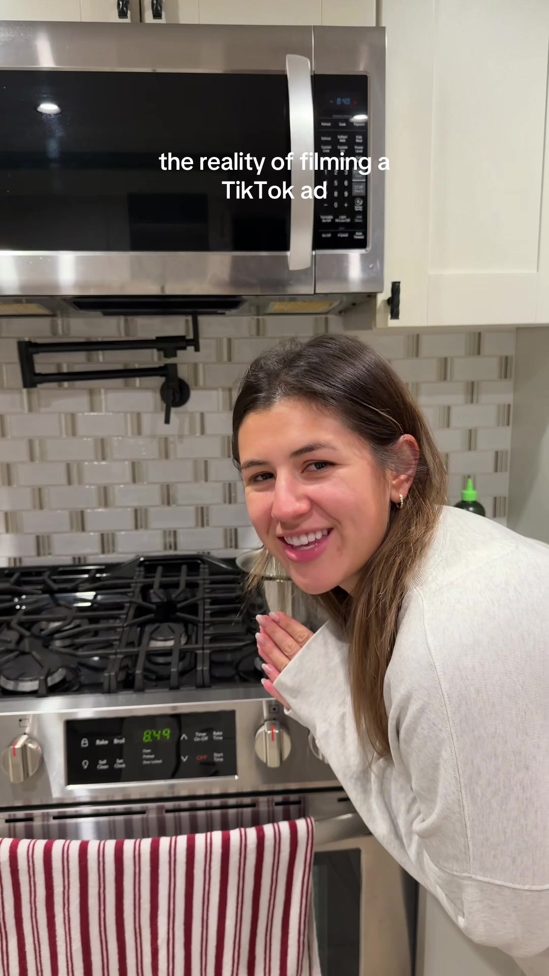 TikTok post by @pitstop.pen for MoonBrew. Caption reads: No @MoonBrew was harmed during the making of this....