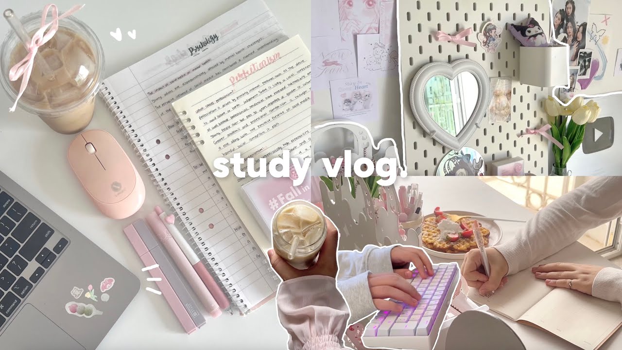 YouTube post by @dreamsushi_ for Ever Lasting Fabric. Caption reads: Finals week 🖇️ study vlog, being very productive,....