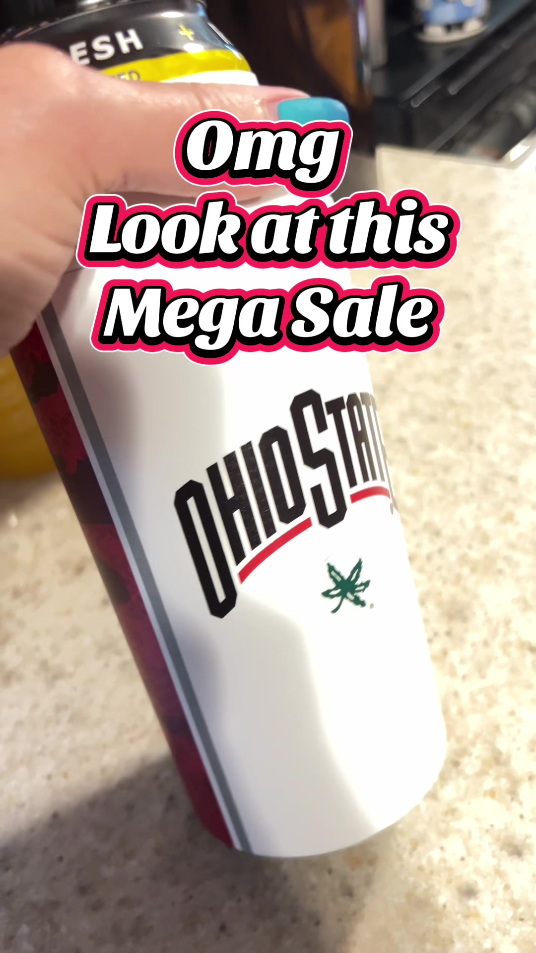 TikTok post by @kathleengraceugc for FrostBuddy. Caption reads: Mega Sale!!! #falldealsforyou....