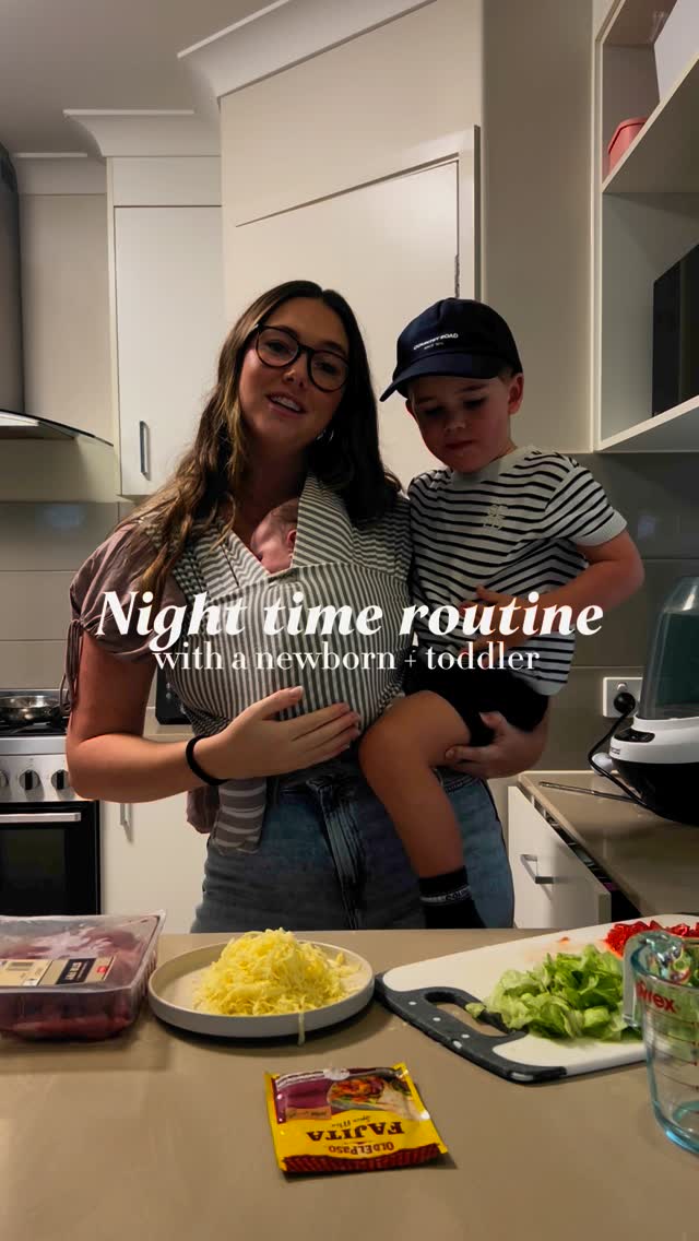 Instagram post by @katelynn.young for Baby Brezza. Caption reads: The night time shift is a full time job 😅

But....