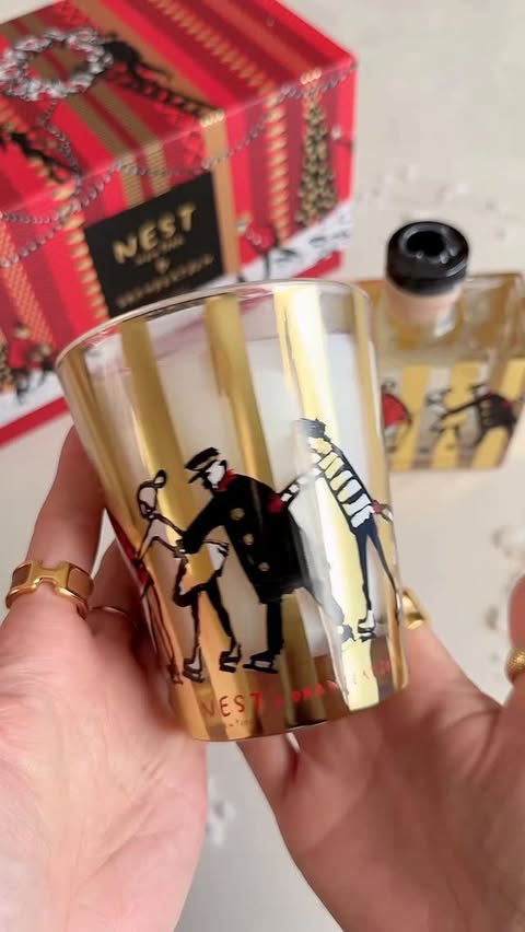 Instagram post by @fromsandyxo for NEST New York. Caption reads: [...] beautiful are the illustrations on....