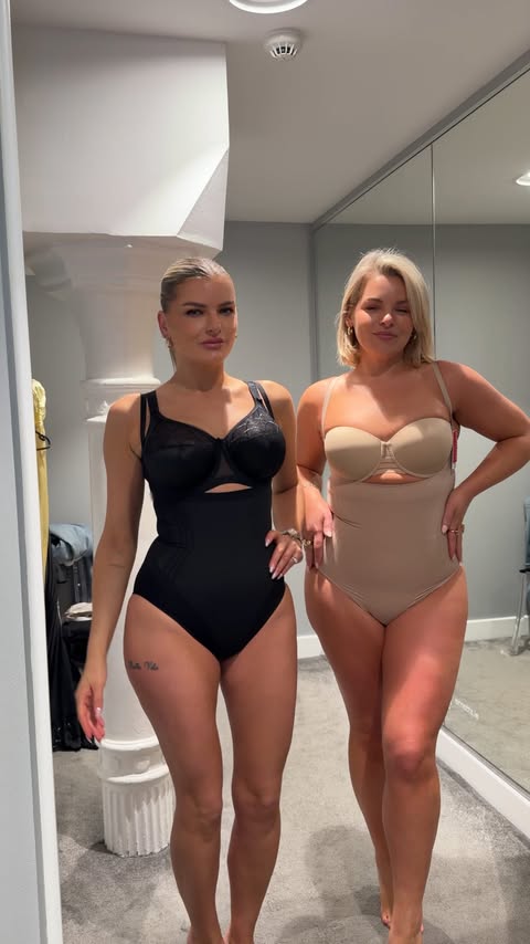 Instagram post by @ashleykehoe09 for SPANX. Caption reads: [...] occasion wear shopping so we stopped by....