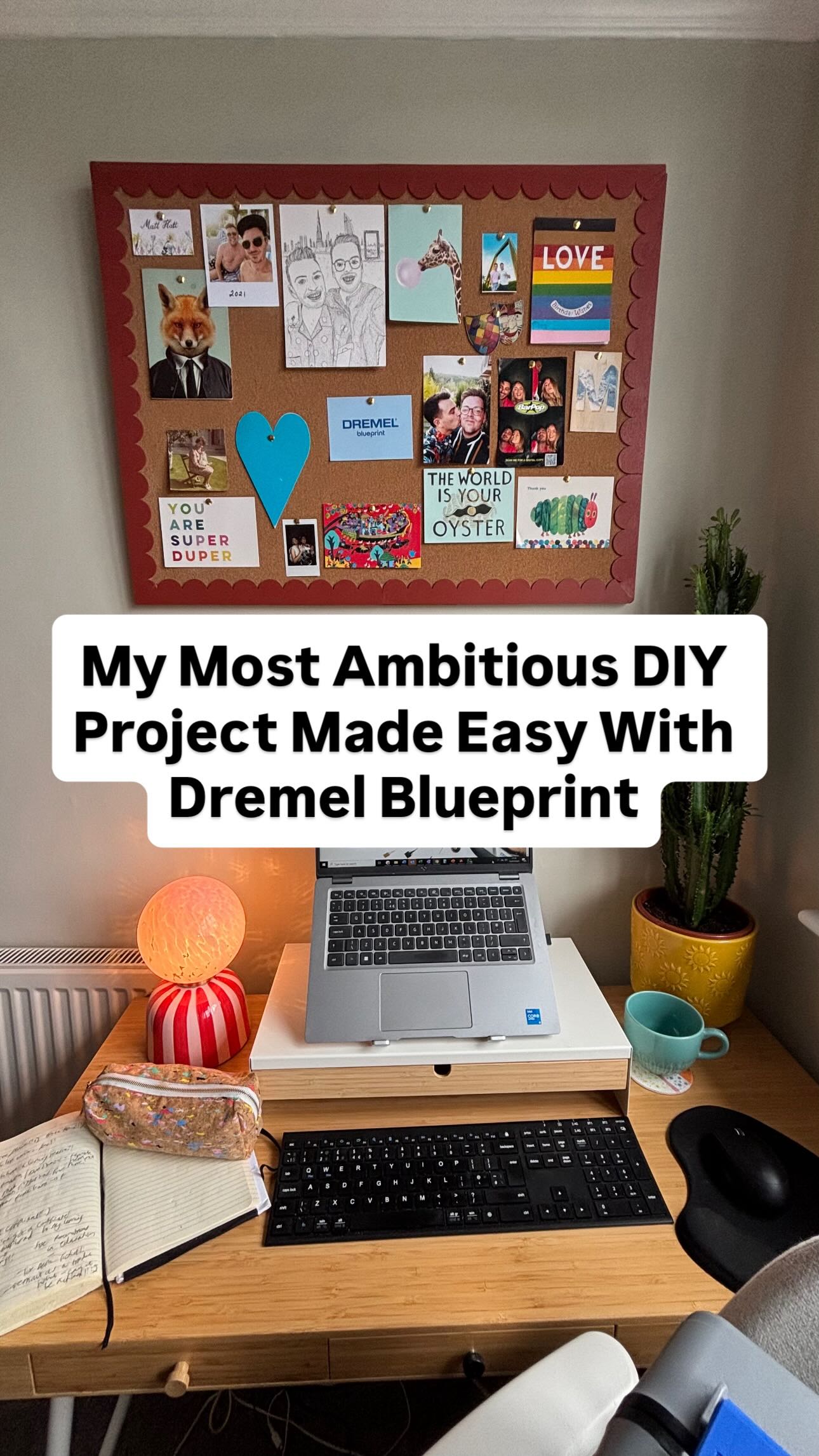 Instagram post by @hattathome for Dremel. Caption reads: [...] tools for the first time with the new Dremel....