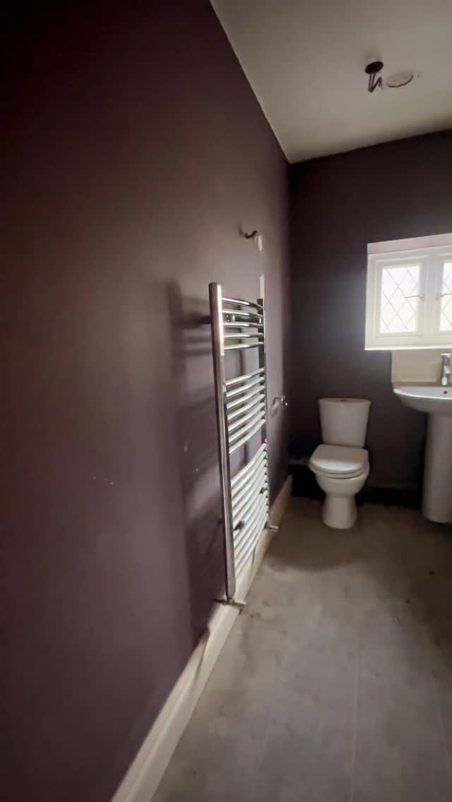 Instagram post by @drranj for Wickes. Caption reads: A little revisit to my main bathroom renovation I....