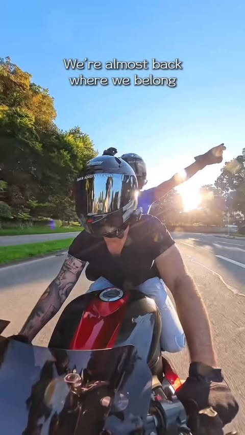 Instagram post by @nastyriders for Monster Fairings. Caption reads: The road remembers us 🤞🏽 Counting the dark days....