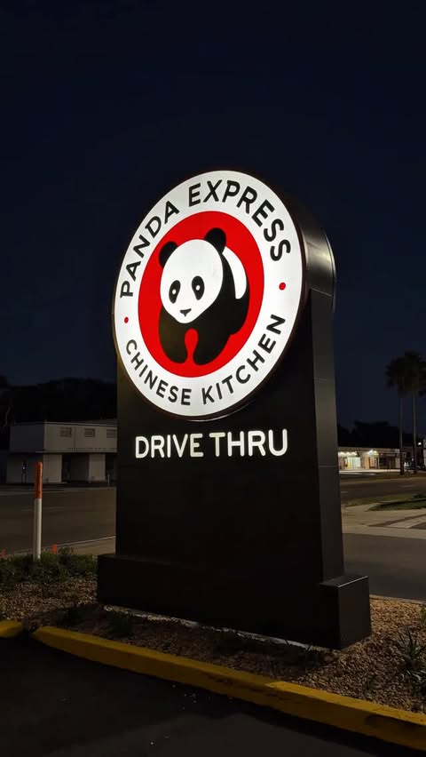 Instagram post by @beercutieandfoodie for Panda Express. Caption reads: #PandaExpressPartner Nothing beats a cozy night in....
