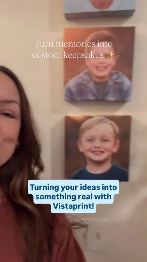 Instagram post by @dani.mccormick for VistaPrint. Caption reads: #VistaPrintPartner Every memory deserves a special....