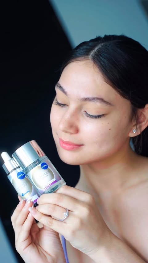 Instagram post by @charlie.flmn for NIVEA Philippines. Caption reads: My not so little secret to 3D glow @nivea_ph....