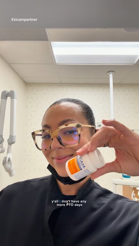 Instagram post by @caitmatheny for Zicam. Caption reads: #ad @zicam helping me shorten colds so I don’t....