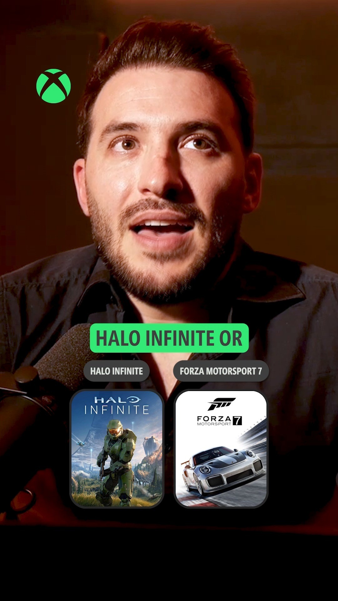 Instagram post by @dexerto for Xbox. Caption reads: Clair Obscur voice actor Maxence Cazorla picks the....