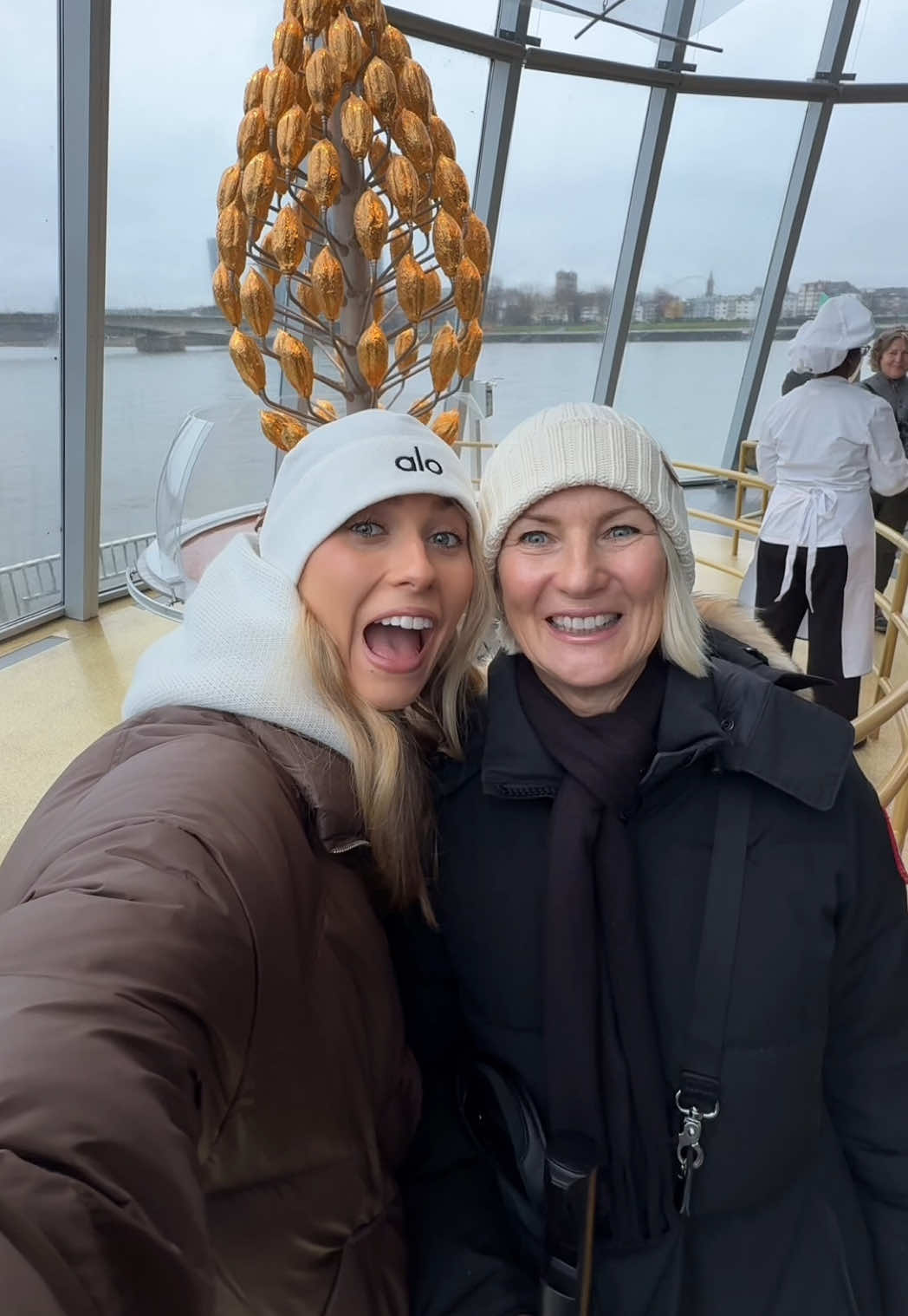 TikTok post by @thegordons_ for British Airways. Caption reads: [...] Cologne Christmas Markets with @British....