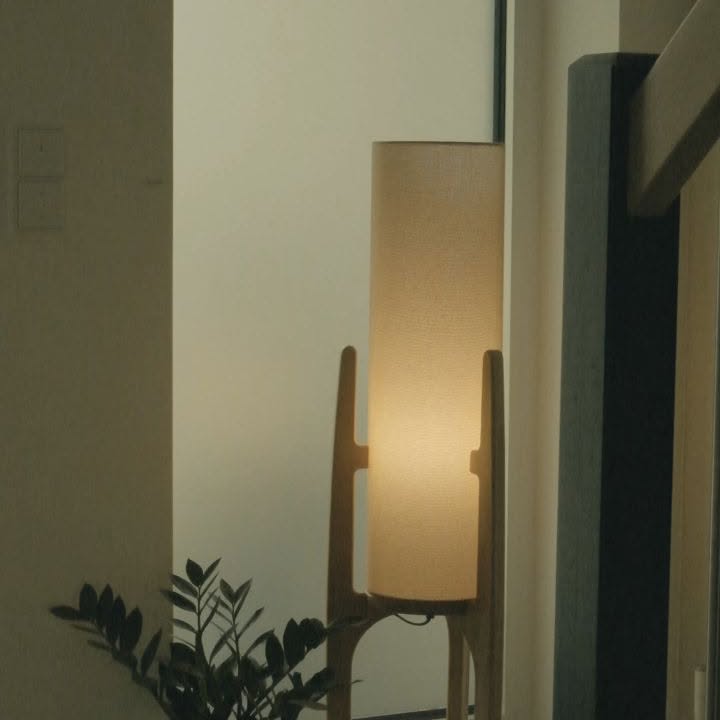 Instagram post by @bnfane_ for Ozarke. Caption reads: [...] Vibes 🤌

The Zen floor lamp from @ozarke....