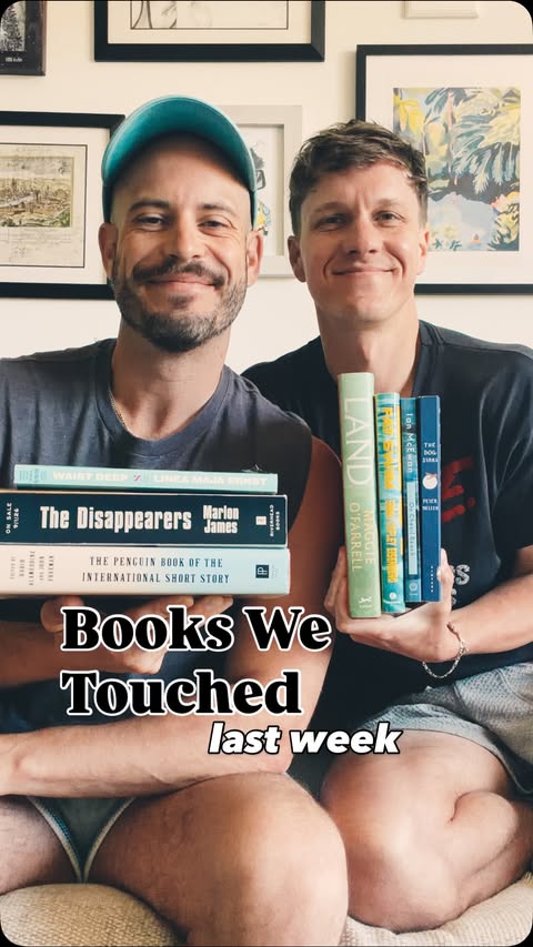 Instagram post by @christophermetts for Alfred A. Knopf. Caption reads: BOOKS WE TOUCHED LAST WEEK in which we ask each....