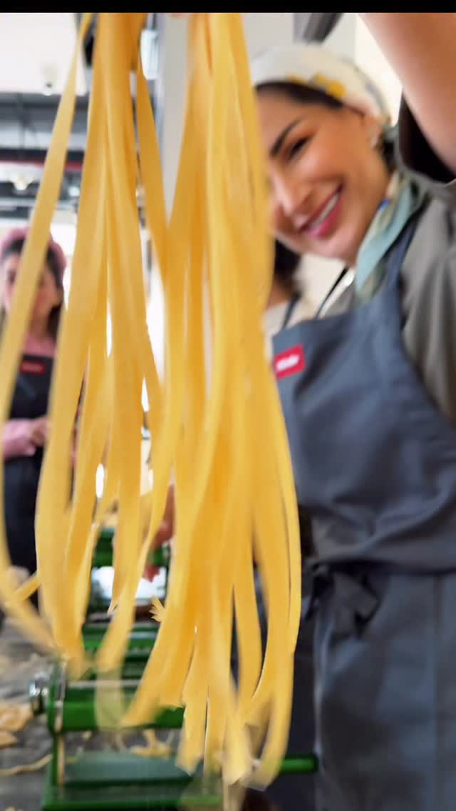Instagram post by @sumaiaalkhub.nutrition for Miele. Caption reads: We celebrated World’s Pasta day @miele with....