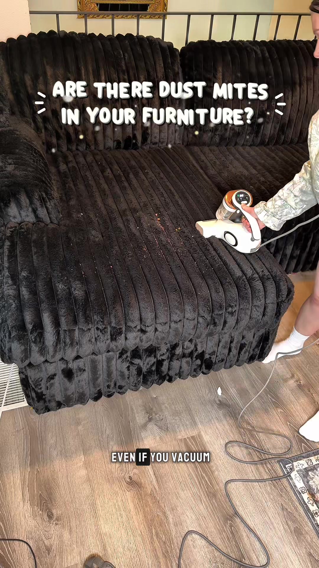 TikTok post by @rvlivingwitht for JIGOO. Caption reads: [...] The suction on it is crazy good 👏🖤 The....