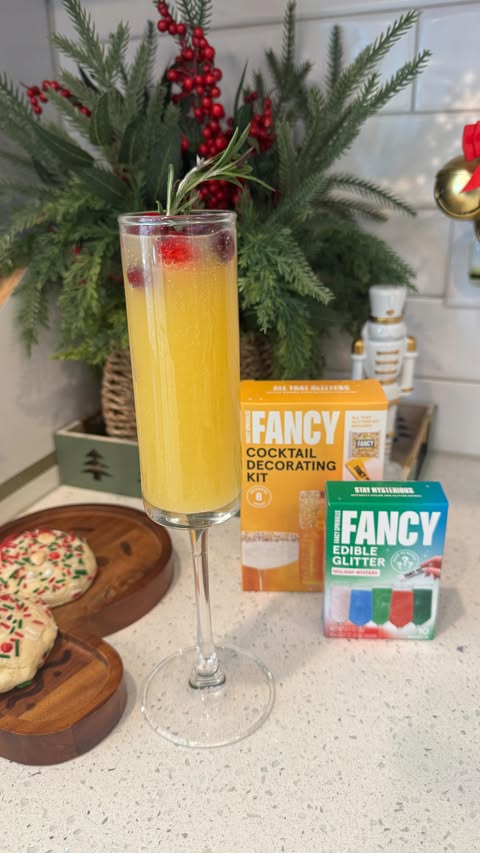 Instagram post by @targetfanatic for Fancy Sprinkles. Caption reads: [...] magic to your holiday drinks with....