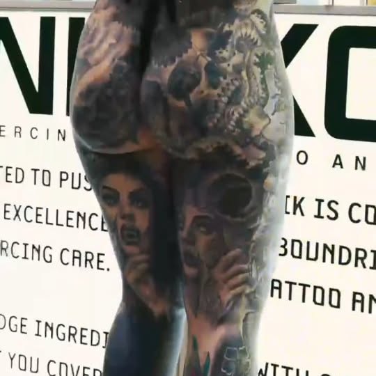 Instagram post by @emiliobodymod for Dynamic Color. Caption reads: [...] by @emiliobodymod Sponsored by @dynamiccolor....