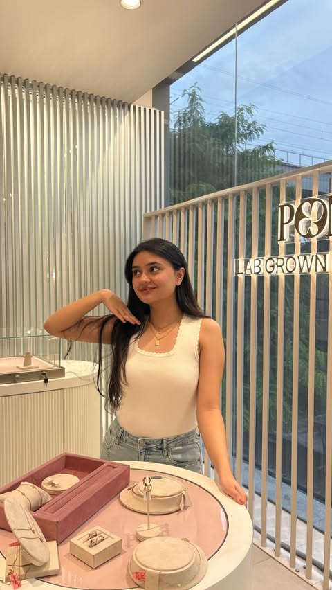 Instagram post by @nityasachdeva77 for Westside Stores. Caption reads: A little denim, a little sparkle… and somehow, it....