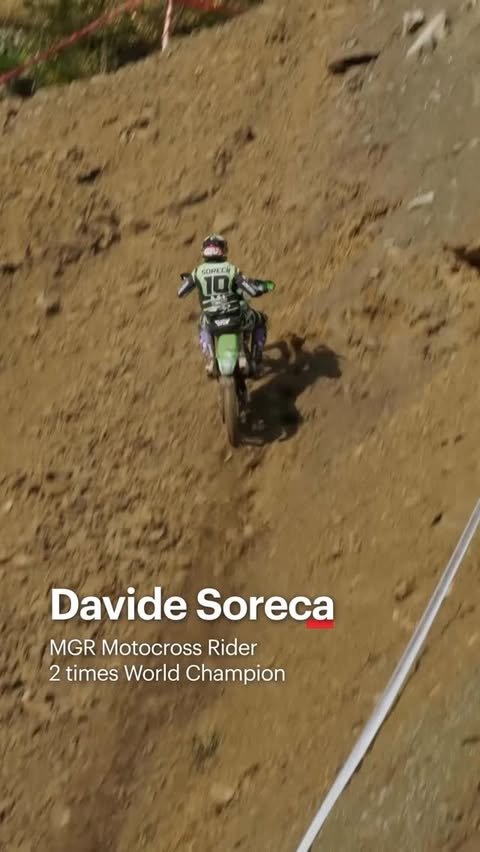 Instagram post by @davidesoreca for Motul. Caption reads: [...] and the right products. Because in the dirt,....