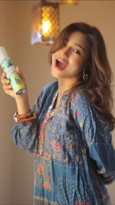 Instagram post by @kabitanepaliofficial for Batiste. Caption reads: [...] and an instant hair refresh with Batiste Dry....