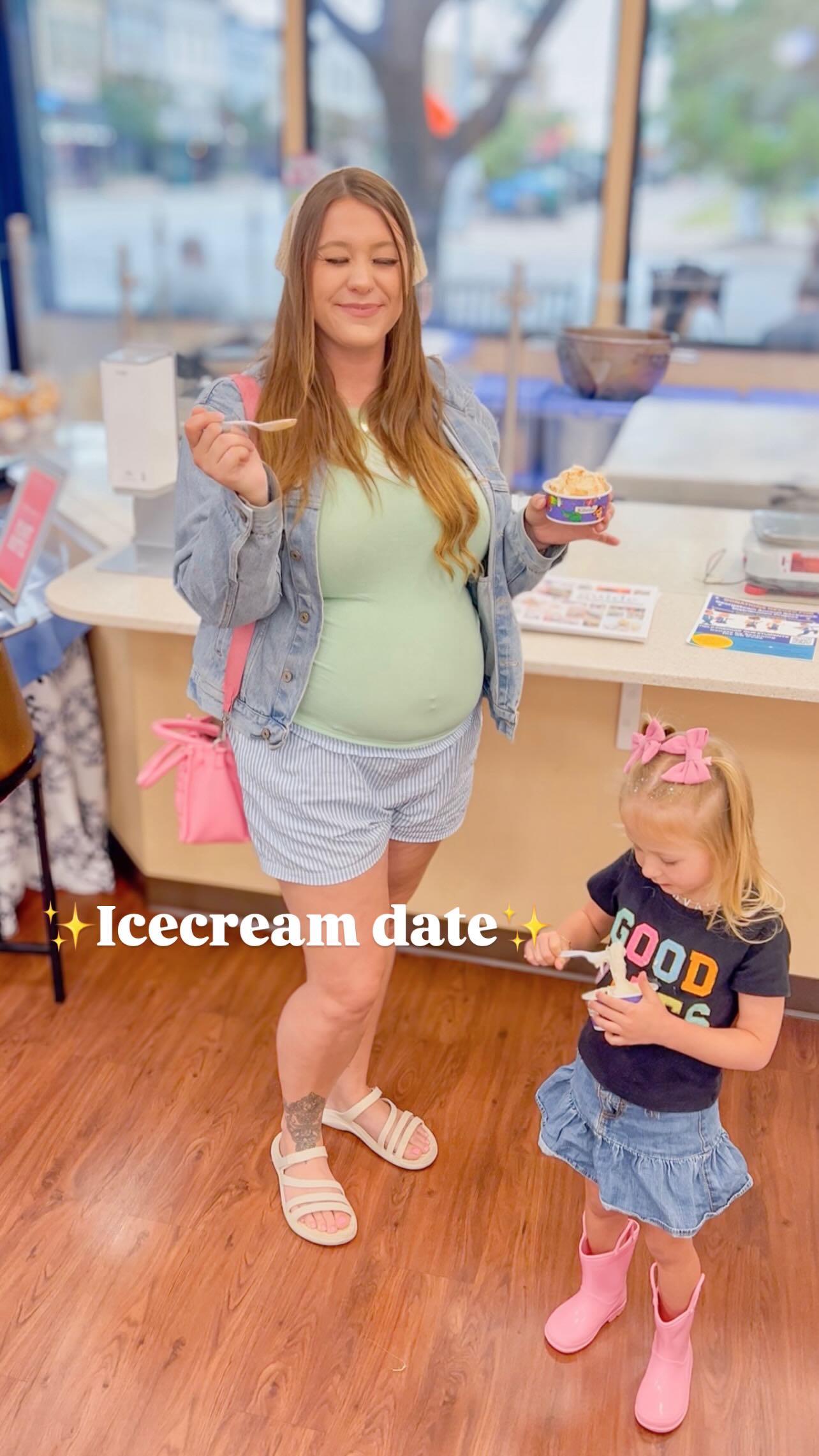 Instagram post by @idkivy for Kilwins. Caption reads: Such a great experience @kilwins last night 😋🍦🍫....