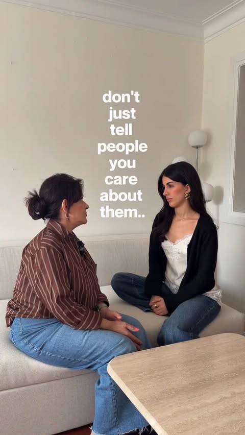 Instagram post by @arasteh for Laline. Caption reads: [...] you care about them.. *show* them!....