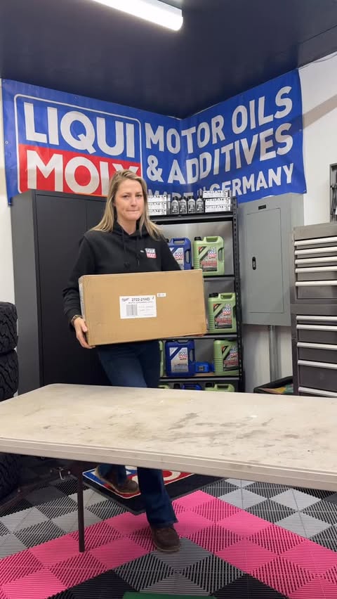 Instagram post by @gabby_downing for Milwaukee Tool. Caption reads: Team red > 
I hope this reaches the right....