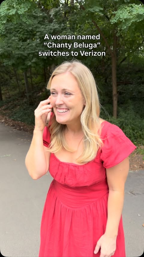 Instagram post by @chantybeluga for Verizon. Caption reads: Can you hear me now? #VerizonPartner.