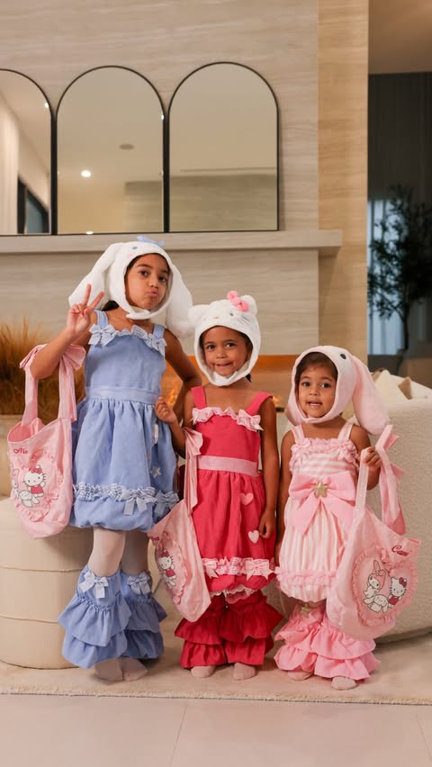 Instagram post by @jessimalay for Pottery Barn Kids. Caption reads: [...] 🤍 Shop Halloween costumes at....