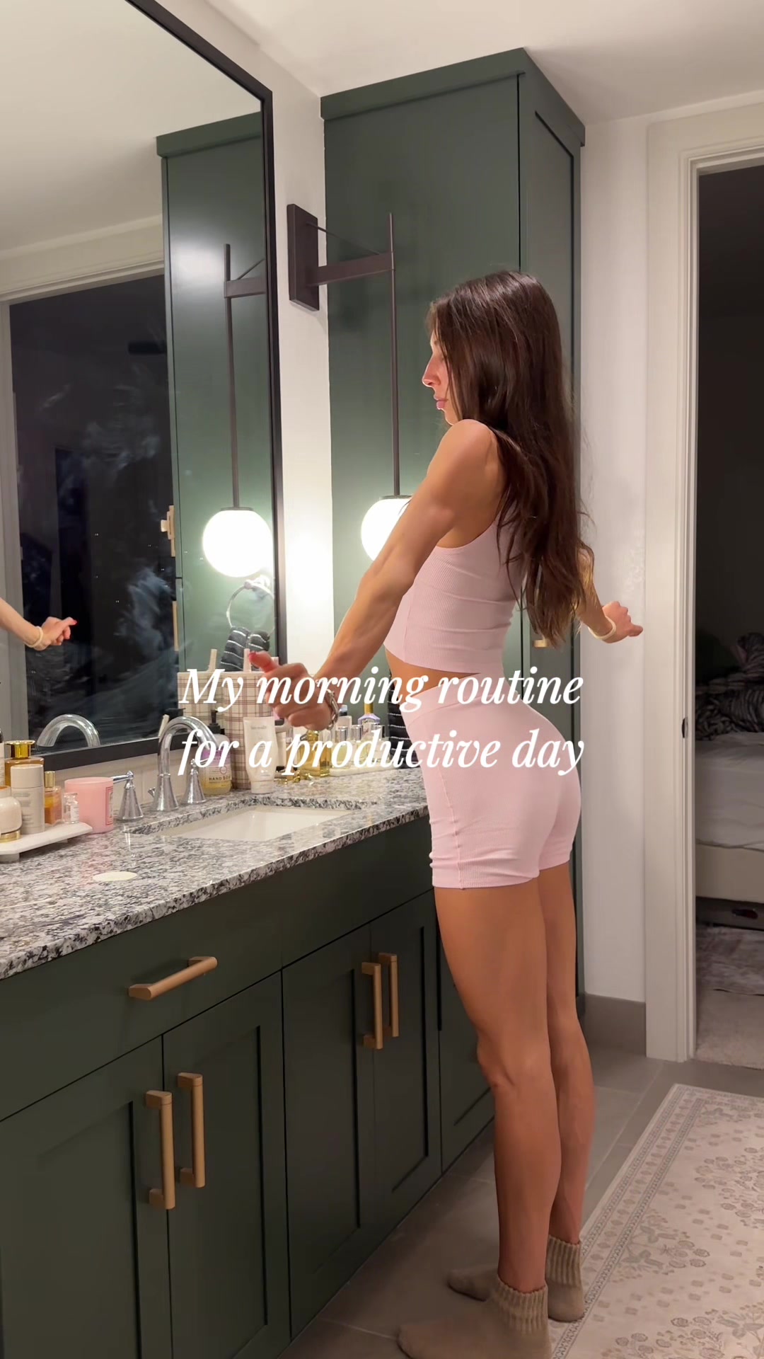 TikTok post by @gracefayefit for HYDROJUG. Caption reads: [...] @SKIMS @Marvis Vietnam Official @HYDROJUG .