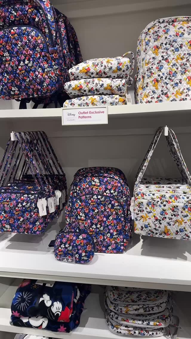 Instagram post by @boujeefindsofficial for Vera Bradley. Caption reads: The Disney & Snoopy @verabradley bags are SO....