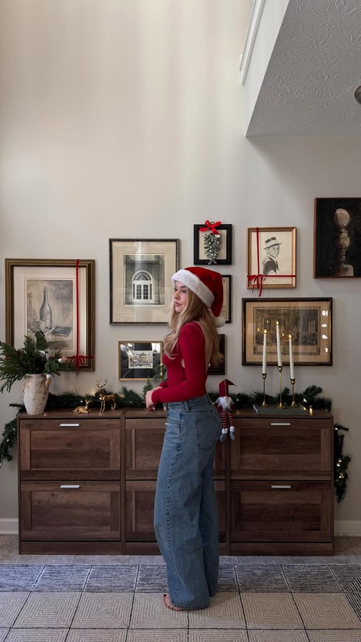 Instagram post by @maddycorbin for Apartments. Caption reads: #ad reset + decorate with Apartments.com 🎃🕯️🍂 →....