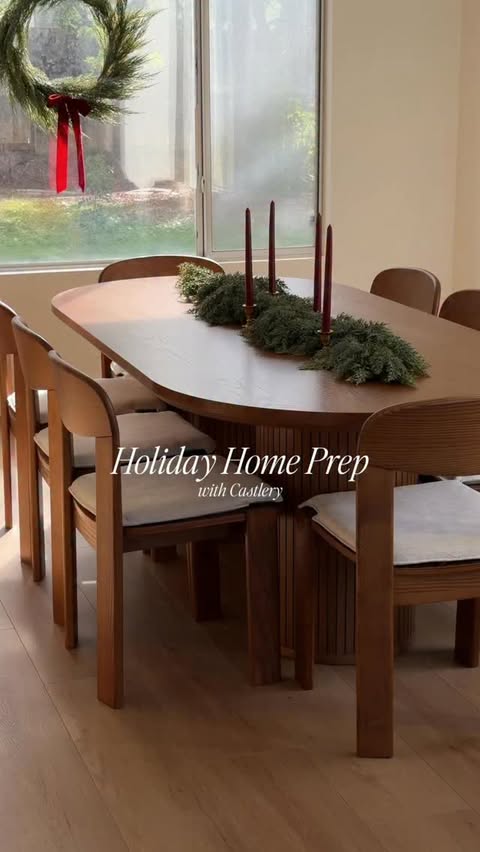 Instagram post by @bymichellelei for Castlery. Caption reads: [...] spaces with the perfect pieces from....