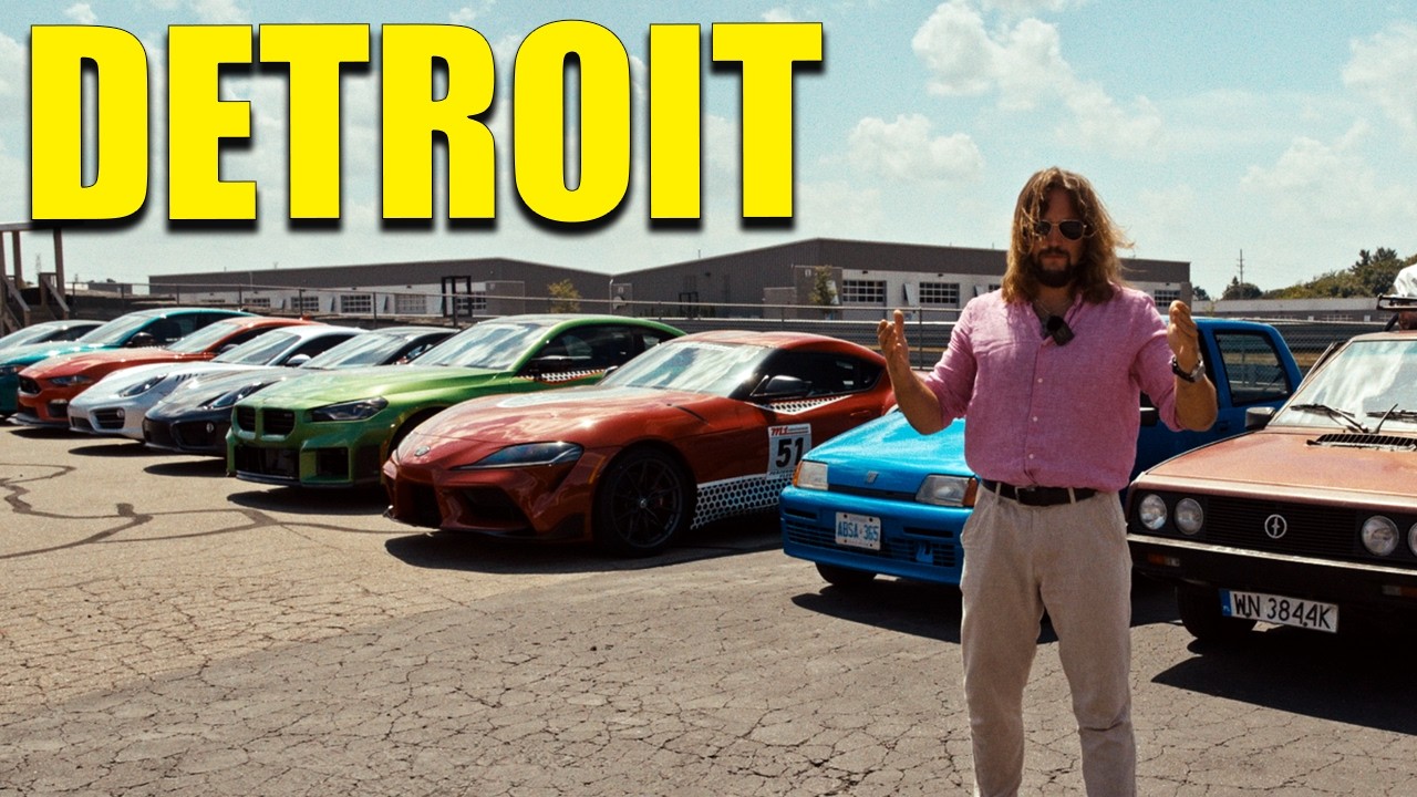 YouTube post by @MotoBieda for Mubi.pl. Caption reads: Detroit: White people are not served here.