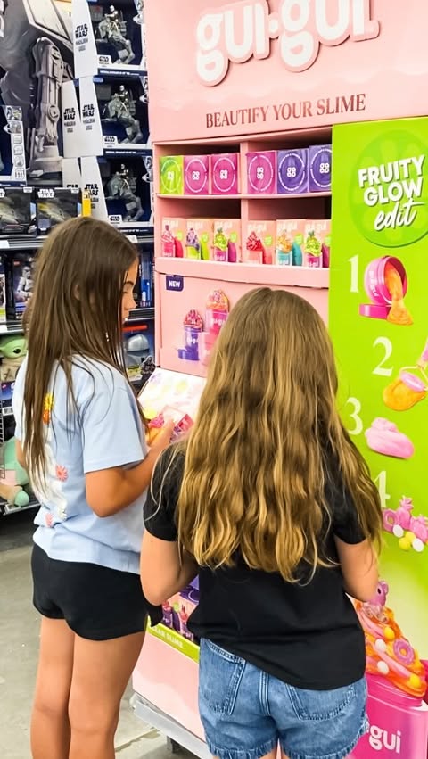 Instagram post by @teacherturnedmom for Moose Toys. Caption reads: [...] Fruity Glow at select Walmart stores!....