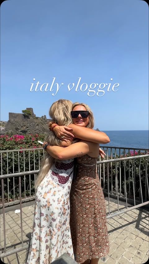 Instagram post by @cos.ettte for Virgin Voyages. Caption reads: #ad Still can’t believe @virginvoyages brought us....