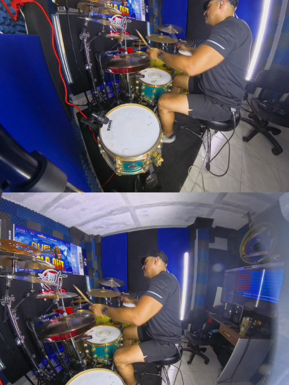 TikTok post by @eltorodelatambora for EVANS Drumheads. Caption reads: [...]  . . . #toroholic  . .@Evans Drumheads @Vic....