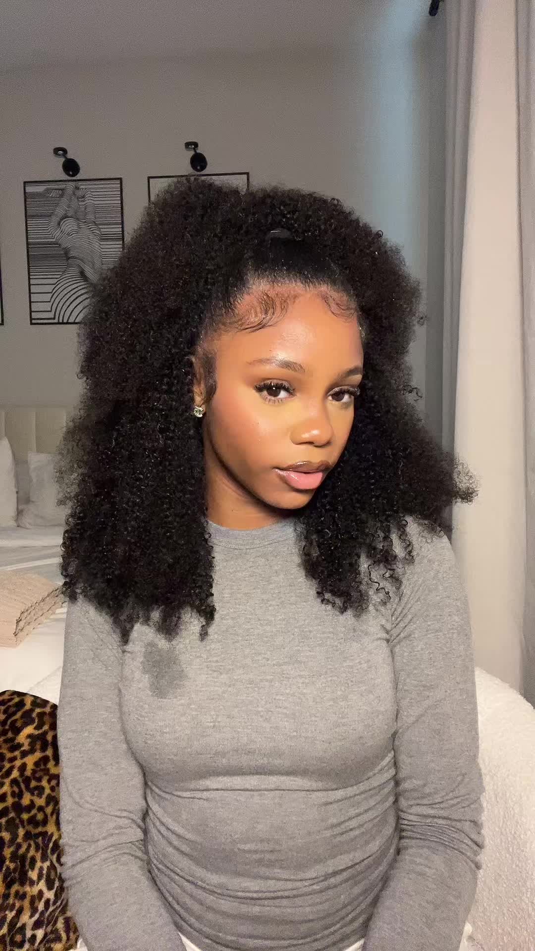 TikTok post by @jadathedream for OQHAIR. Caption reads: Sooo cute😍 @OQHAIR @oqhairshop #fy #fyp....
