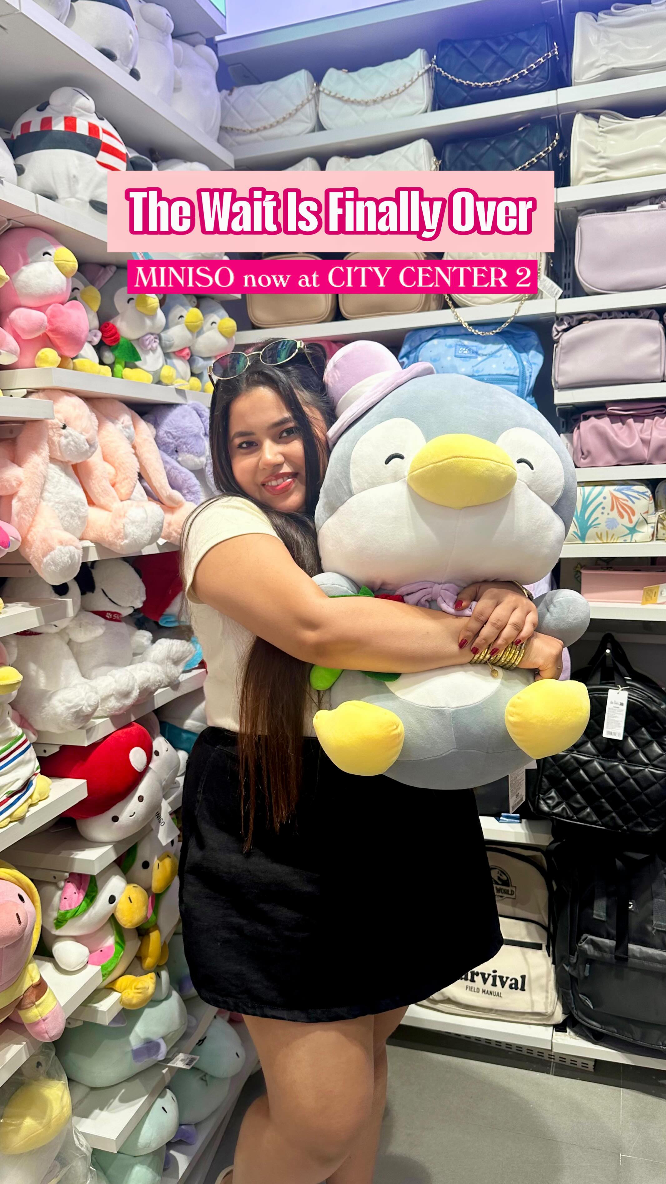 Instagram post by @_____.benita._____ for MINISO. Caption reads: ⚡HOT DROP ALERT!⚡
MINISO’s newest store is now....