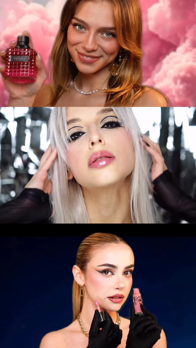 Instagram post by @jenniserpi for Mugler. Caption reads: E se i brand make-up fossero umani? Io,....