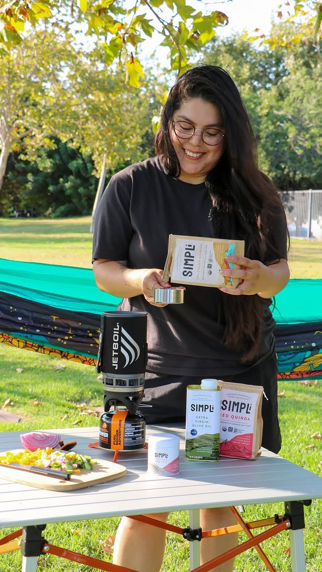 Instagram post by @cindy.villasenor for SIMPLi. Caption reads: [...] is why I’m excited to partner with....