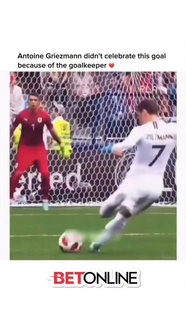 Instagram post by @exoticxclipss for BetOnline.ag. Caption reads: Antoine Griezmann is the kind of player who does....