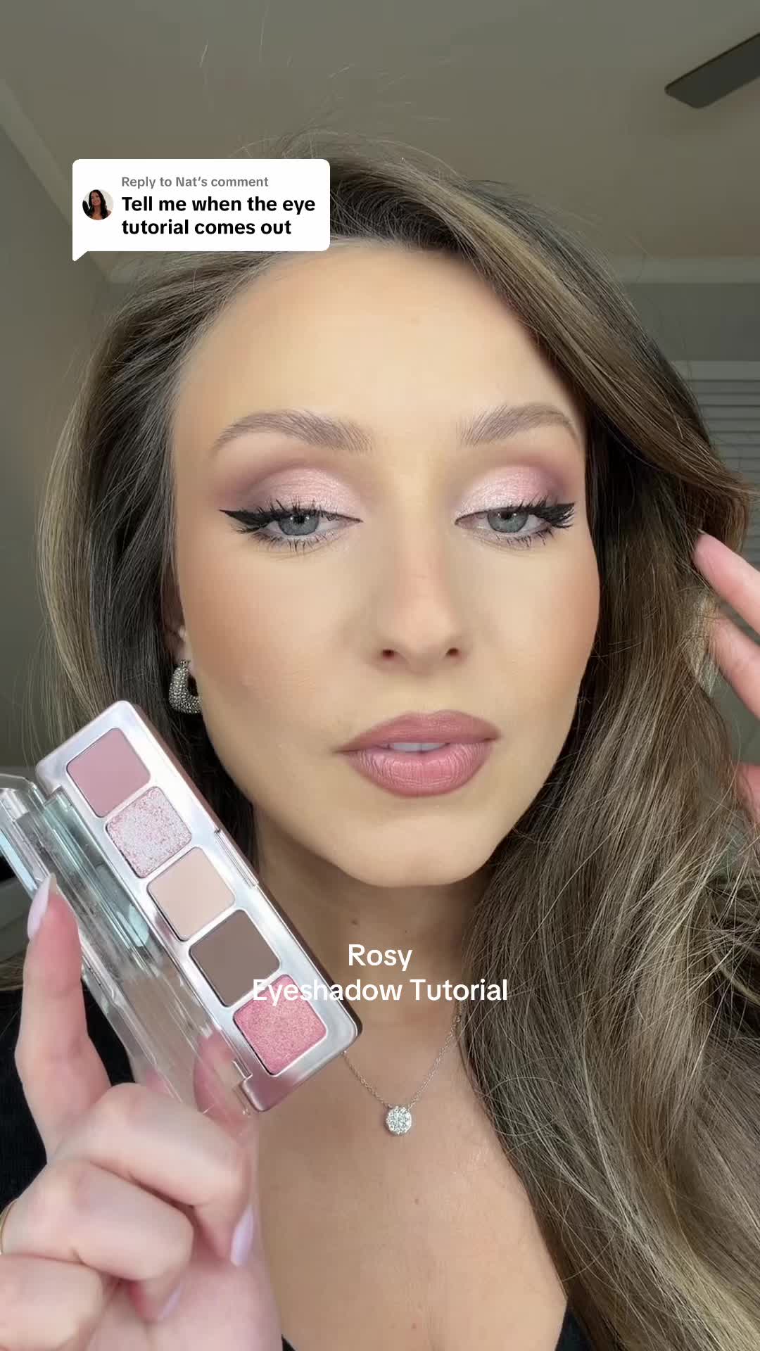 TikTok post by @ivistefanovaa for Rephr. Caption reads: [...] 🌸 @Natasha Denona Mini Rose Palette @rephr....