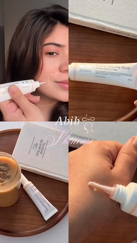 Instagram post by @beautybyuroojh for Abib. Caption reads: PDRN skincare is having a moment, and Abib is on....